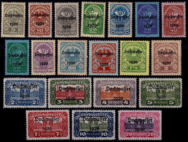 Briefmarke Osterreich Michel 340/359