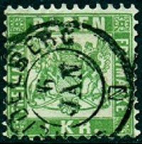 Briefmarke Altdeutschland - Baden Michel 23