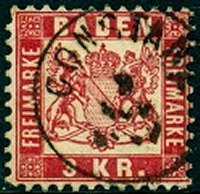 Briefmarke Altdeutschland - Baden Michel 24