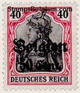 Briefmarke Landespost in Belgien Michel 20