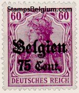 Briefmarke Landespost in Belgien Michel 21
