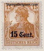 Belgium Occupation Stamp Yvert 30