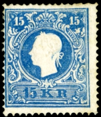 Briefmarke Osterreich Michel 15 I
