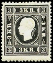 Briefmarke Osterreich Michel 11 II