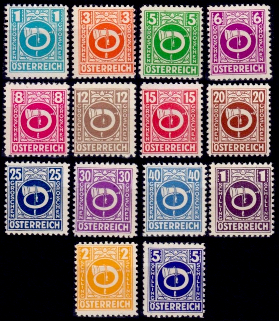 Austria Stamp Yvert 517/533