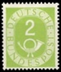 West Germany Stamp Yvert 9