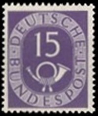 Briefmarke Deutschland BRD Michel 129
