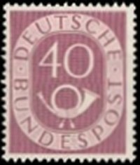 West Germany Stamp Yvert 19