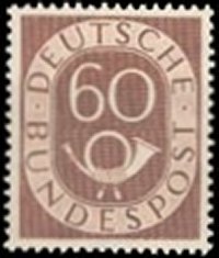 Briefmarke Deutschland BRD Michel 135
