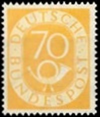 Briefmarke Deutschland BRD Michel 136