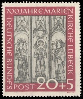 Briefmarke Deutschland BRD Michel 140