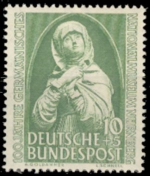 Briefmarke Deutschland BRD Michel 151