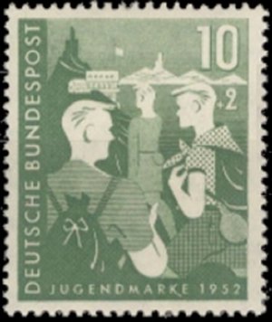 Briefmarke Deutschland BRD Michel 153