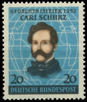 Briefmarke Deutschland BRD Michel 155