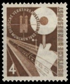 Briefmarke Deutschland BRD Michel 167
