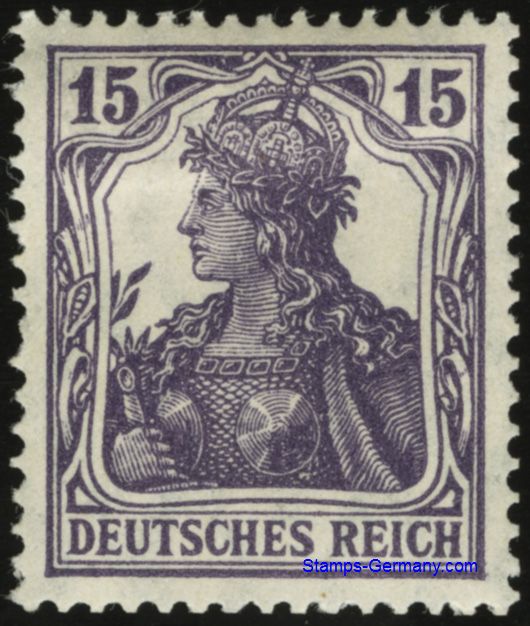Briefmarke Deutsches Reich Michel 101