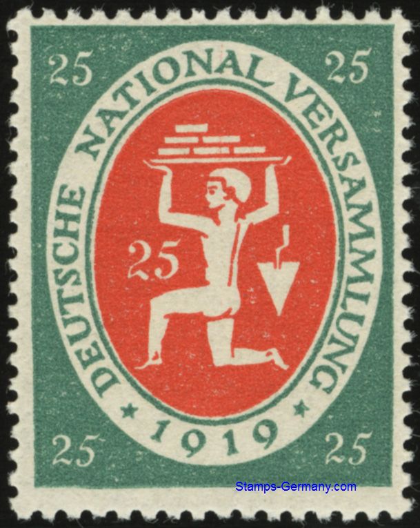 Briefmarke Deutsches Reich Michel 109 - zum Schließen ins Bild klicken