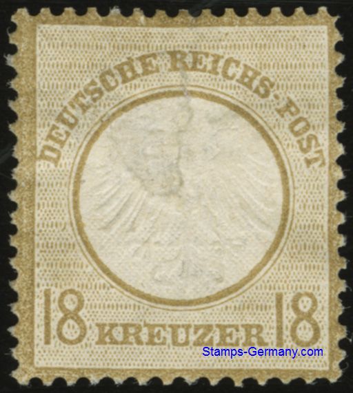 Briefmarke Deutsches Reich Michel 11 - zum Schließen ins Bild klicken