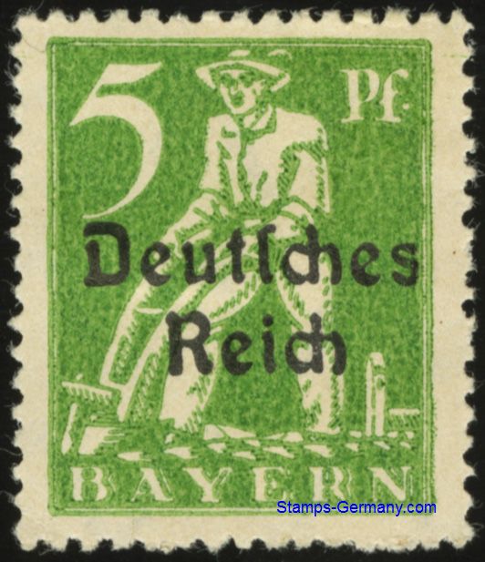 Germany Stamp Yvert Bayern 196