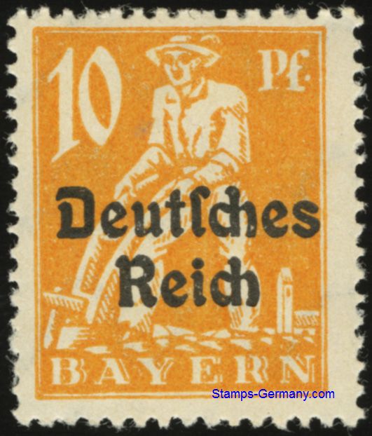 Germany Stamp Yvert Bayern 197