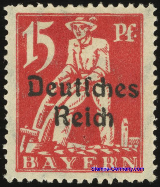 Germany Stamp Yvert Bayern 198