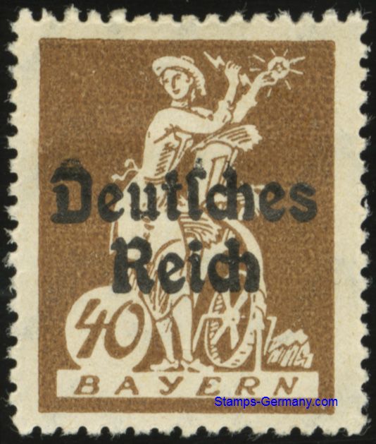 Germany Stamp Yvert Bayern 201