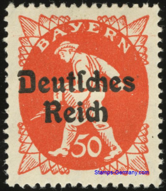 Briefmarke Deutsches Reich Michel 125 - zum Schließen ins Bild klicken