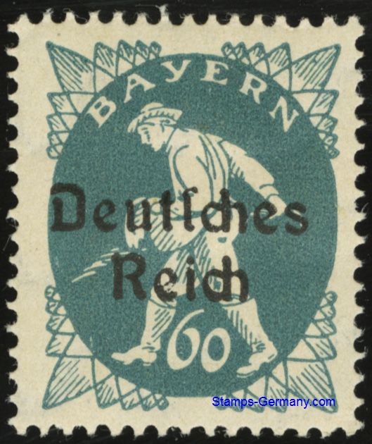 Germany Stamp Yvert Bayern 203
