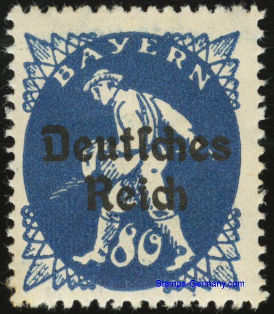 Germany Stamp Yvert Bayern 205