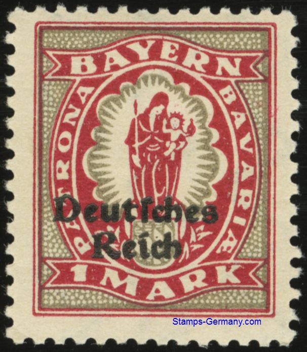 Germany Stamp Yvert Bayern 206