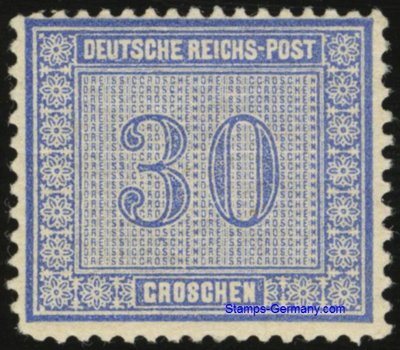 Briefmarke Deutsches Reich Michel 13 - zum Schließen ins Bild klicken