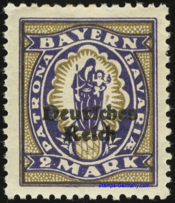 Germany Stamp Yvert Bayern 209