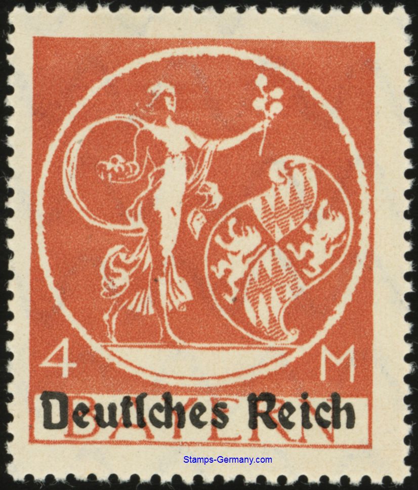 Germany Stamp Yvert Bayern 212