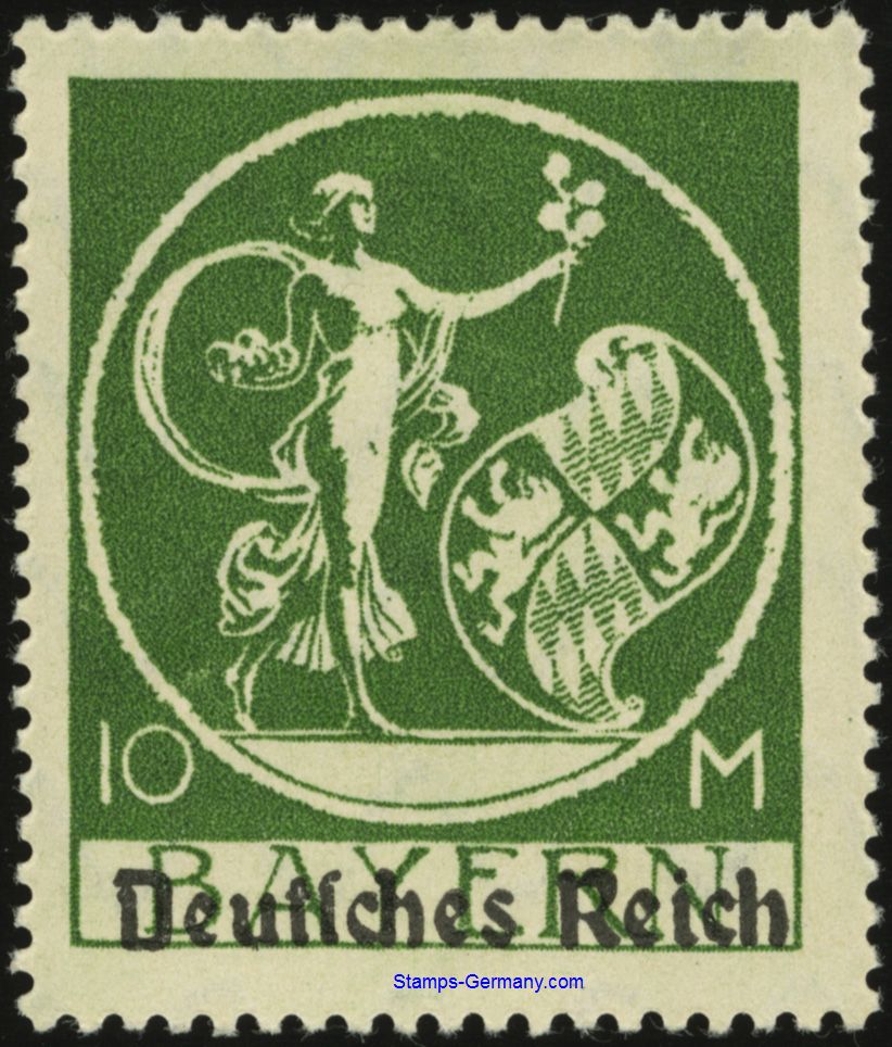 Germany Stamp Yvert Bayern 214