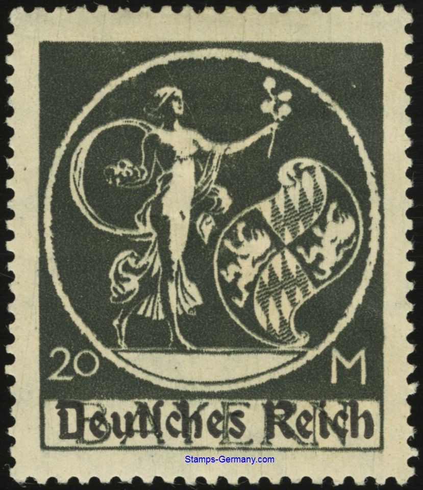 Germany Stamp Yvert Bayern 215