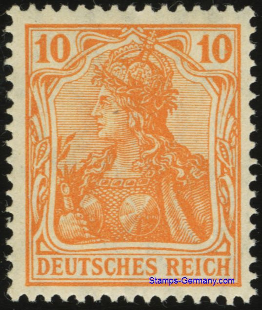 Briefmarke Deutsches Reich Michel 141 - zum Schließen ins Bild klicken