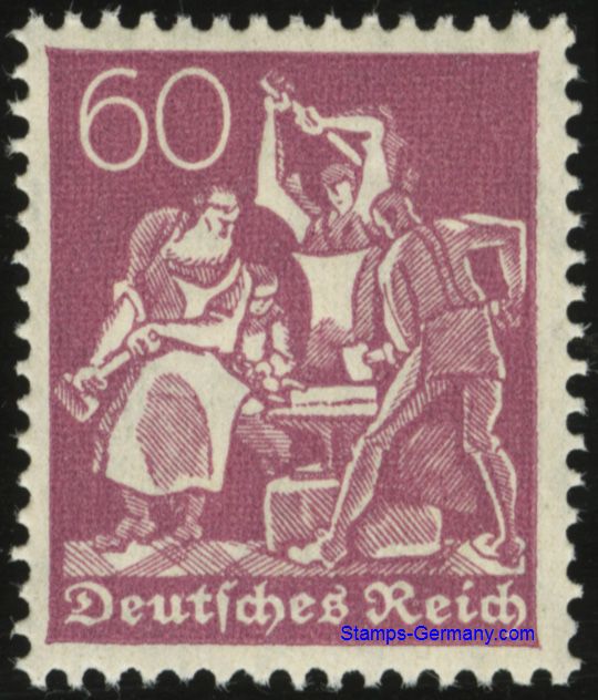 Briefmarke Deutsches Reich Michel 165
