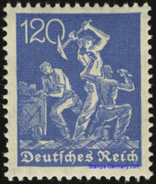 Briefmarke Deutsches Reich Michel 168