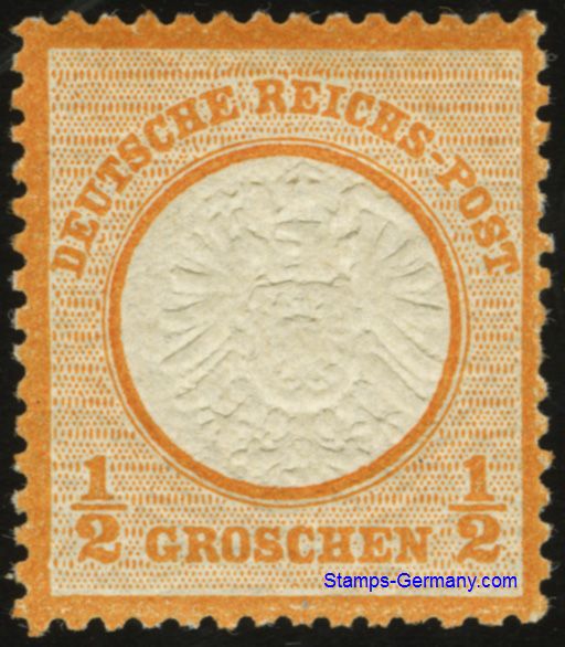 Briefmarke Deutsches Reich Michel 18 - zum Schließen ins Bild klicken