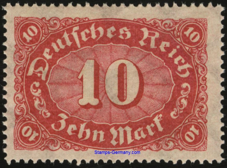 Briefmarke Deutsches Reich Michel 195