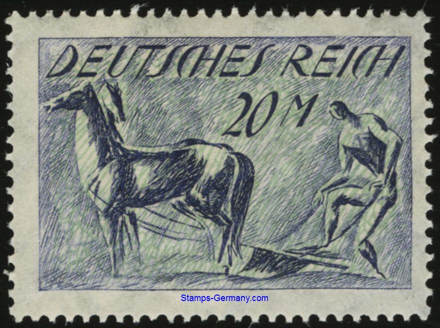 Briefmarke Deutsches Reich Michel 196