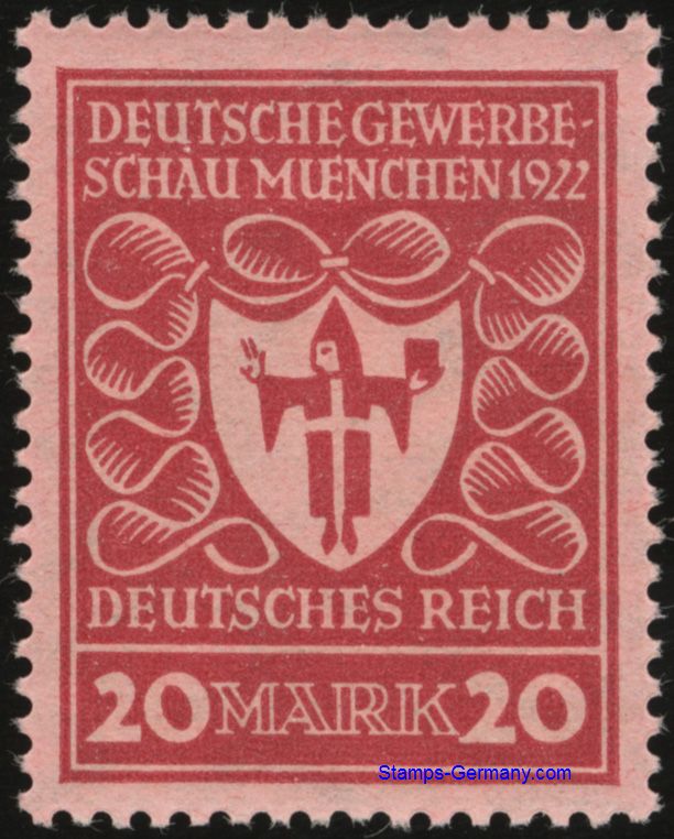 Briefmarke Deutsches Reich Michel 204