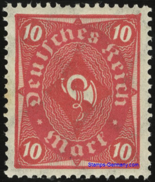 Briefmarke Deutsches Reich Michel 206