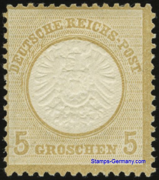 Briefmarke Deutsches Reich Michel 22 - zum Schließen ins Bild klicken