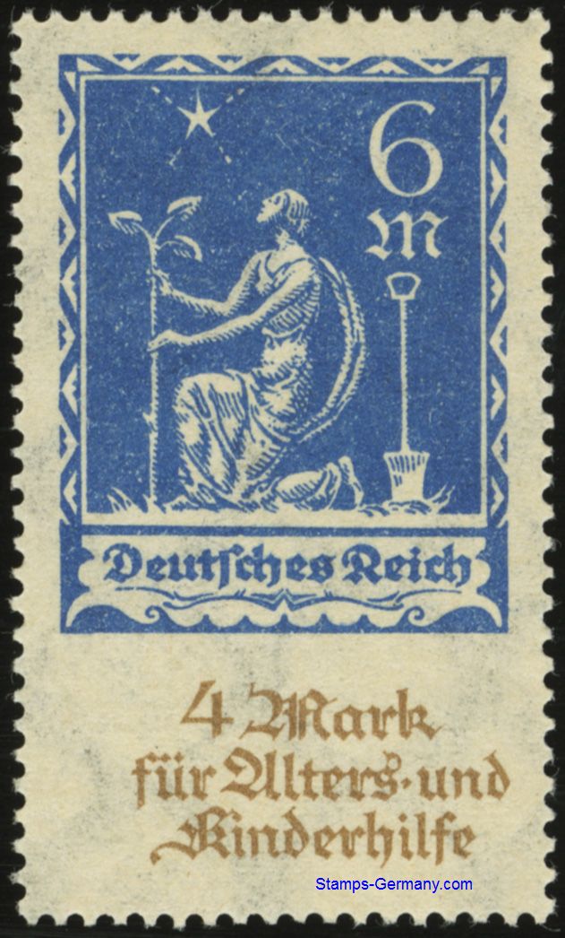 Briefmarke Deutsches Reich Michel 233