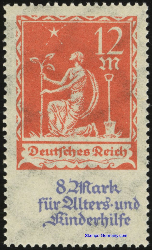 Briefmarke Deutsches Reich Michel 234