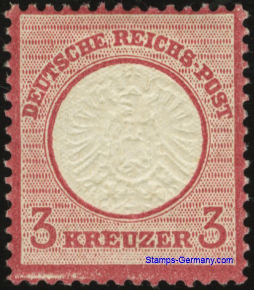 Briefmarke Deutsches Reich Michel 25 - zum Schließen ins Bild klicken