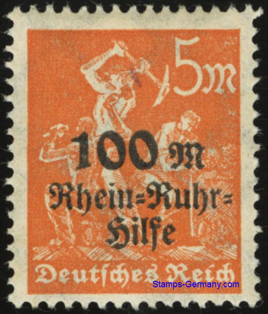 Briefmarke Deutsches Reich Michel 258