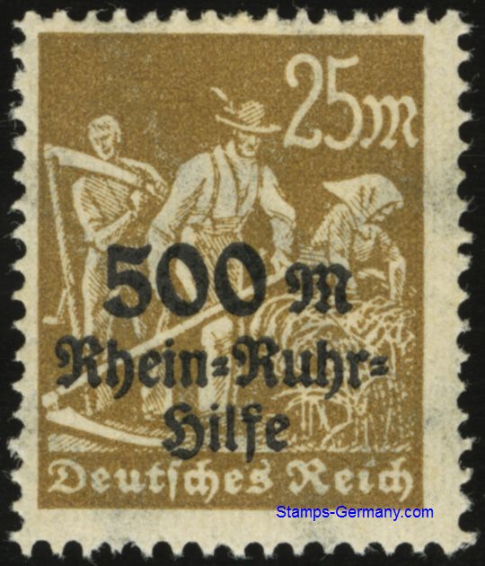 Briefmarke Deutsches Reich Michel 259