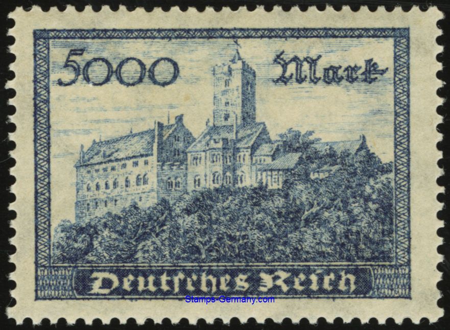 Briefmarke Deutsches Reich Michel 261